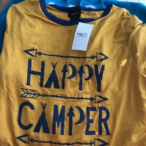 Rue21 happy camper t shirt